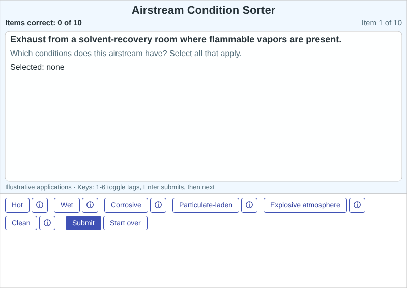 Airstream Condition Sorter