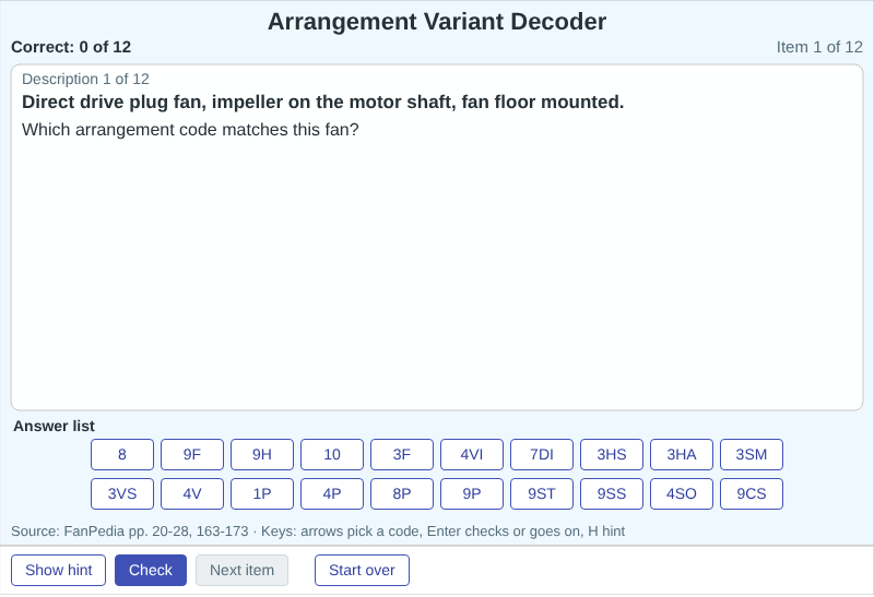 Arrangement Variant Decoder